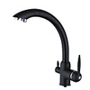 Two Handles One Hole Electroplated / Painted Finishes / Multi-Ply Standard Spout Centerset Contemporary / Antique Kitchen Taps