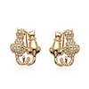 Two Little Cat Together Ear Studs