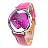 Two Sweet Hearts Fashion Girl Women Wrist Watch Rose Red Watchband Rose Red Dial 9729