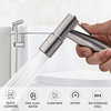 Two Ways Toilet Handheld Shattaf Bidet Sprayer 304 Stainless Steel Shower Heads Shower Faucet Accessories Muslim Shower G1/2