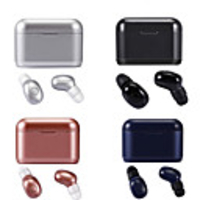 TWS True Wireless Earbuds Bluetooth5.0 Stereo with Microphone with Volume Control Auto Pairing for Sport Fitness