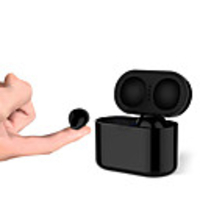 TWS Ultra Small Mini Hidden Wireless Bluetooth 5.0 Earphone Touch Control Portable Charging Case Earbuds Sport Headset