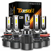 TXVSO8 2PCS H7 LED Mini Car Headlight Bulbs H1 LED H4 H11 15000LM Headlamps Kits 9005 HB3 9006 HB4 9012 Auto 12V 24V LED Lamps miniinthebox