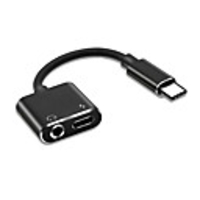 Type-C Adapter 2.4 A 0.2m(0.65Ft) 1 to 2 TPE USB Cable Adapter For Samsung / Huawei