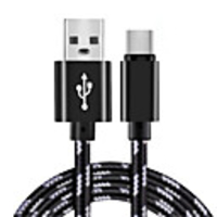 Type-C Cable Braided / High Speed Nylon USB Cable Adapter For Samsung / Huawei