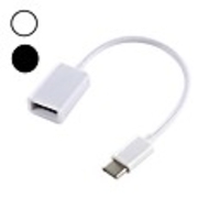 Type-C Male To USB 3.0 Female OTG Cable Adapter Converter High Speed / Quick Charge Adapter For Samsung / Huawei / LG/ XiaomiPhones 10cm Plastics