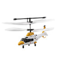 UdiRIC U801 Gyro 3-Channel Remote Control Helicopter Yellow+White