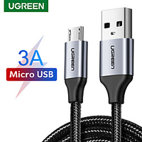 UGREEN Micro USB Cable High Speed 2 A 2.0m(6.5Ft) 1.5m(5Ft) 1.0m(3Ft) Nylon For Xiaomi HuaweiPhone Accessory miniinthebox