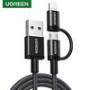 UGREEN Micro USB Lightning Adapter High Speed 2.4 A 1.0m(3Ft) Aluminum TPE For Xiaomi Huawei iPhone Phone Accessory miniinthebox
