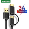 UGREEN Micro USB USB C Cable 1 to 2 High Speed 2.4 A 1.2m(4Ft) 1.0m(3Ft) TPE For Xiaomi HuaweiPhone Accessory miniinthebox