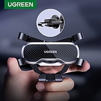 UGREEN Phone Holder Stand Mount Car Car Holder Gravity Type Silicone Aluminum Alloy Phone Accessory iPhone 12 11 Pro Xs Xs Max Xr X 8 Samsung Glaxy S21 S20 Note20 miniinthebox