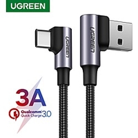 UGREEN USB C Cable High Speed 1.2 A 2.0m(6.5Ft) 1.5m(5Ft) 1.0m(3Ft) Nylon For Xiaomi HuaweiPhone Accessory miniinthebox