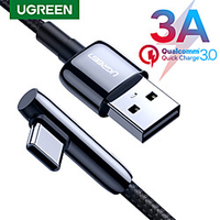 UGREEN USB C Cable High Speed 3 A 1.5m(5Ft) 1.0m(3Ft) 0.5m(1.5Ft) Nylon TPE For Xiaomi HuaweiPhone Accessory miniinthebox