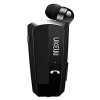 UKELILI UK-100 Collar Clip Bluetooth Headset Bluetooth4.0 Ergonomic Design with Volume Control Hands-free Calling for Apple Samsung Huawei Xiaomi MI Mobile Phone miniinthebox