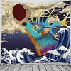 Ukiyoe Wall Tapestry Art Decor Blanket Curtain Hanging Home Bedroom Living Room Decoration Beautiful View From The Window miniinthebox