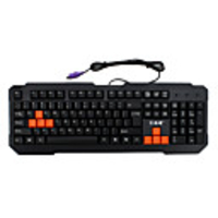 Ultimate PC Gaming PS/2 Keyboard and USB Mouse (Black)
