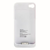 Ultra Slim External Battery with Case for iPhone 4 and 4S (White,  1900mAh)