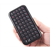 Ultra Slim Mini Bluetooth QWERTY Keyboard (Black)