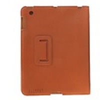 Ultra-Slim Protective PU Leather Case and Stand for Apple iPad 2 - Brown