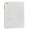 Ultra-Slim Protective PU Leather Case and Stand for Apple iPad 2 - White