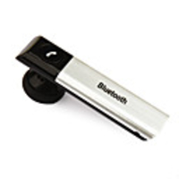 Ultra Slim Wireless Bluetooth Handsfree Headset - BH160 (Silver Black)