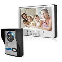 Ultra-thin 7-inch wired video doorbell HD villa video intercom outdoor unit angle adjustable 815FA11