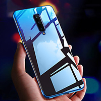 Ultra-thin Clear Transparent Plating Soft TPU Phone Case For OnePlus 8 Pro OnePlus 7 Pro OnePlus 6T One Plus 7T One Plus 6 Slim Silicone Bumper Shockproof Protection Back Cover miniinthebox