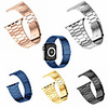 Ultra-Thin Strap for Apple Watch 6 5 4 3 2 1 Band 44mm 40mm No Gap Design Stainless Steel Business Bands iWatch 38mm 42mm Slim Bracelet