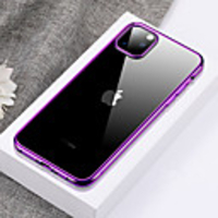 Ultra-thin Transparent TPU Phone Case For for iphone 11 Pro / iphone 11 / iphone 11 Pro Max Plating Soft Silicone Full Cover Shockproof