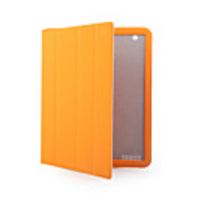 Ultra-thin Wake Up/Sleep Protective Smart Case Skin w/ Stand for iPad 2 Orange