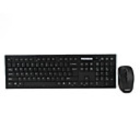 Ultra-Thin Wireless USB Optical Keyboard and Mouse Kit (Black)