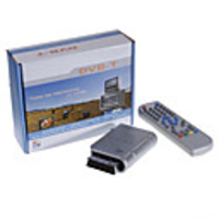 Ultracompact Hi-Def Scart Connector DVB-T Digital TV Receiver with Remote Control (110V~240V AC)