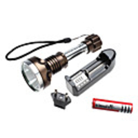 UltraFire 2807 5-Mode Cree XM-L T6 LED Flashlight Set (10W,  1000LM,  1x18650)