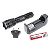 UltraFire 502B 5-Mode Cree XM-L T6 LED Flashlight Set (10W,  1000LM,  1x18650)