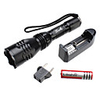 UltraFire 504 3-Mode Cree XM-L T6 LED Flashlight Set (10W,  1000LM,  1x18650)