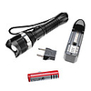 UltraFire 8066 Focus Adjustable Zoom 3-Mode Cree Q5 LED Flashlight Set (3W,  200LM,  1x18650)
