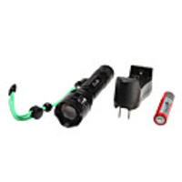 UltraFire 875 Focus Adjustable Zoom 5-Mode Cree XM-L T6 LED Flashlight Set (10w,  1000LM,  1x18650)