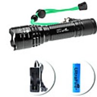 UltraFire 875 Focus Adjustable Zoom 5-Mode Cree XM-L T6 LED Flashlight Set (900LM,  1x18650)