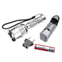 UltraFire C11 5-Mode Cree XM-L T6 LED Flashlight Set (10W,  1000LM,  1x18650)