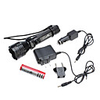 UltraFire C6 3-Mode Cree Q5 LED Flashlight Set (3W,  200LM,  1x18650)