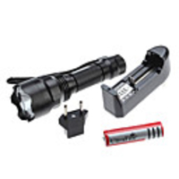 UltraFire C8 5-Mode Cree Q5 LED Flashlight Set (3W,  200LM,  1x18650)