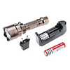 UltraFire C8 5-Mode Cree XM-L T6 LED Flashlight Set (10W,  1000LM,  1x18650)