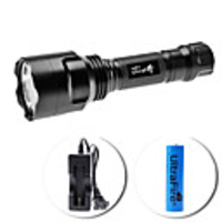 UltraFire C8 5-Mode Cree XM-L T6 LED Flashlight Set (900LM,  1x18650)