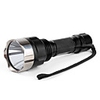 UltraFire C8-T6 Stainless Steel Head Flashlight with Cree T6 LED
