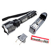 UltraFire C9 3-Mode Cree Q5 LED Flashlight Set (3W,  200LM,  1x18650)