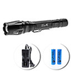 UltraFire E3 Focus Adjustable Zoom 5-Mode Cree XM-L T6 LED Flashlight Set (1600LM,  2x18650)