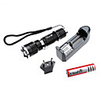 UltraFire JB Focus Adjustable Zoom 3-Mode Cree Q5 LED Flashlight Set (3W,  200LM,  1x18650)