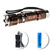 UltraFire mini Focus Adjustable Zoom 5-Mode Cree XM-L T6 LED Flashlight Set (700LM,  1x18650)
