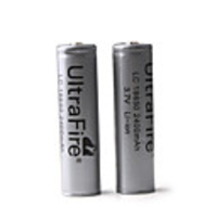 UltraFire Protected 3.7V 2400mAh Rechargeable LC18650 Li-ion Batteries (2-Pack Grey)(11190148)