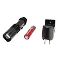 UltraFire SK68 3-Mode Cree XM-L T6 LED Flashlight Set (10W,  1000LM,  1x18650)
